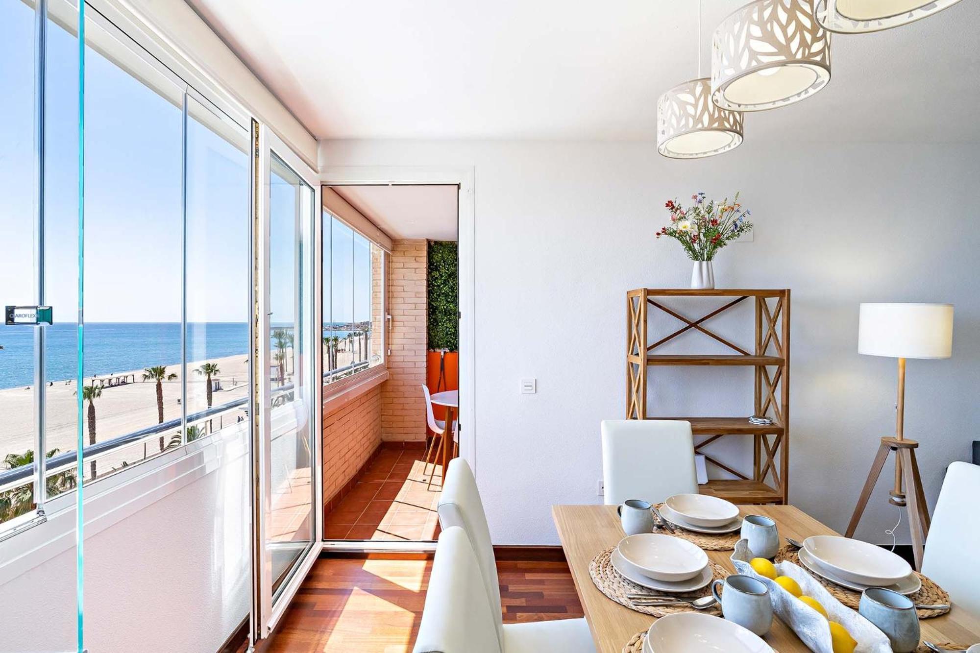 Apartamento Vista Del Mar Residencial Roquetas de Mar Exterior foto